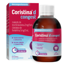 Embalagem de Coristina d PRO com 4 comprimidos.